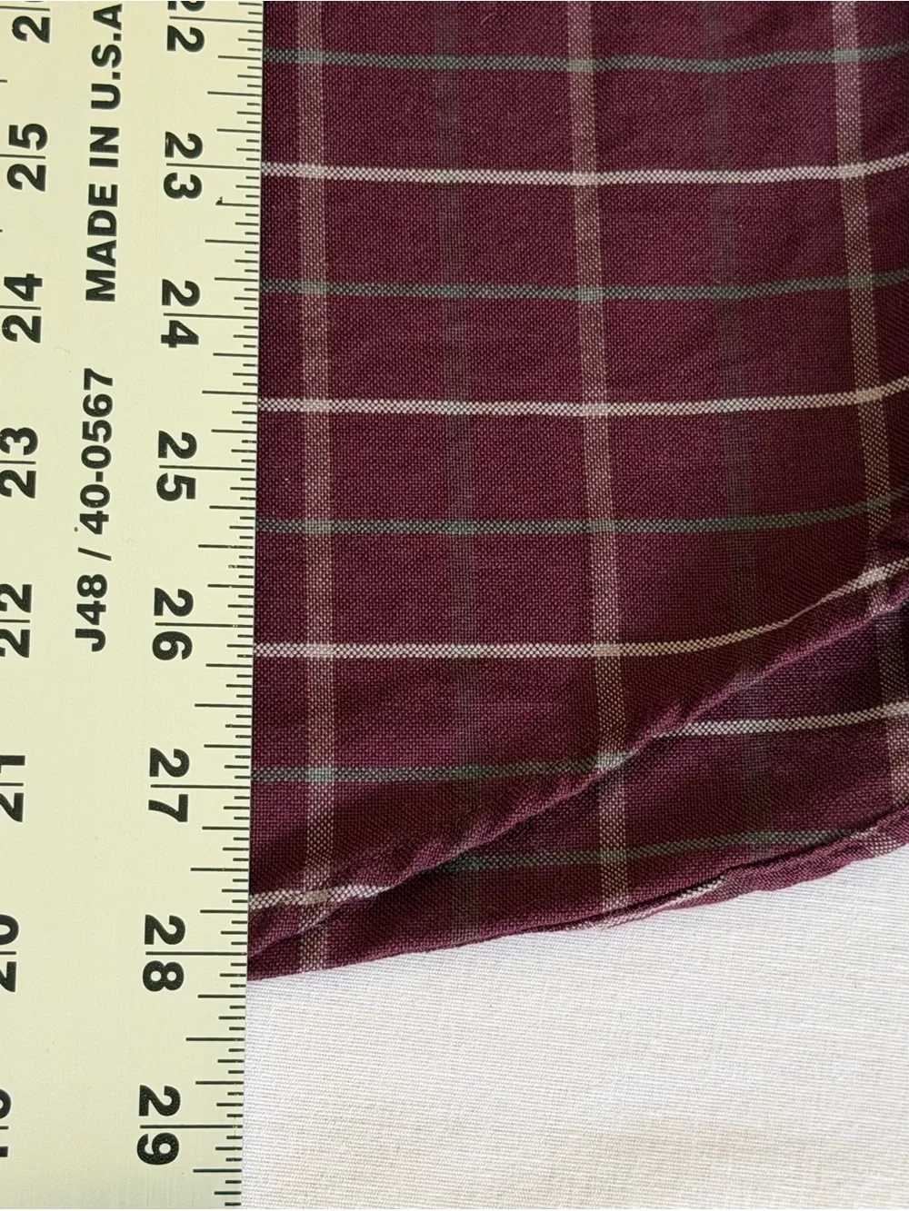 J. Crew Oxford Flex Shirt Men Extra Large Burgundy Button Down 100 % Cotton NEW